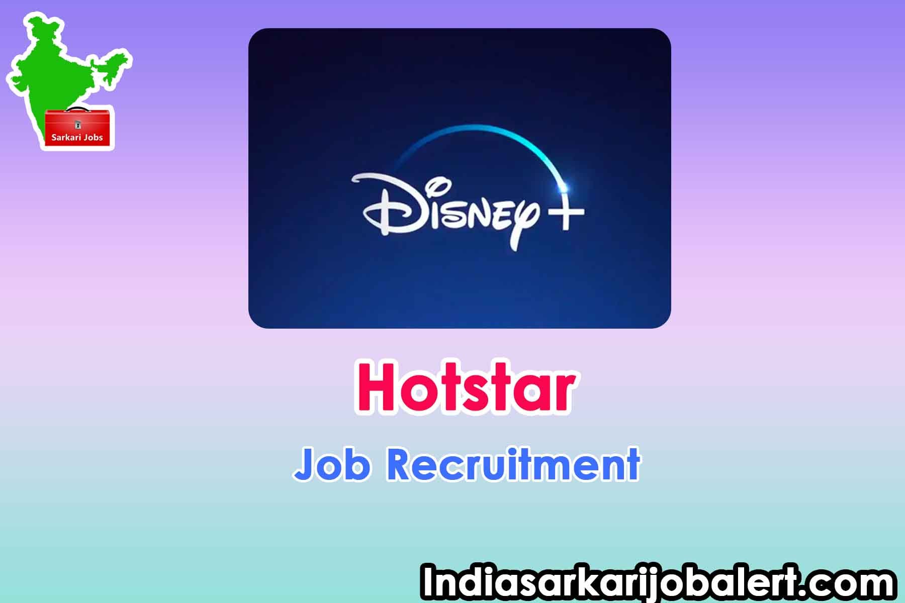Hotstar Job Recruitment 2022- Account Manager Vacancies