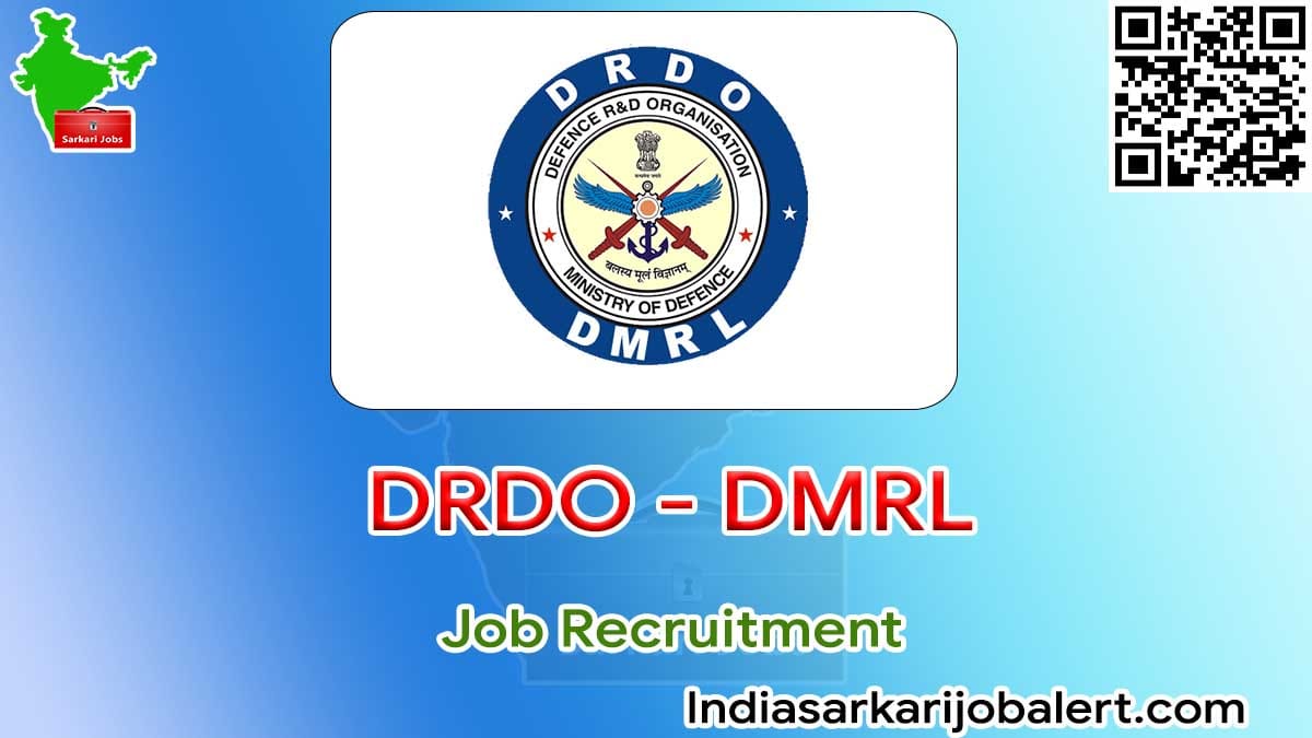 DRDO – DMRL Job Recruitment 2022- 16 Junior Research Fellow Vacancies