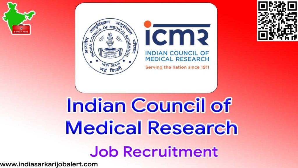 ICMR Job recruitment 2022- Sr.Research Fellow Posts available 1 ICMR 1
