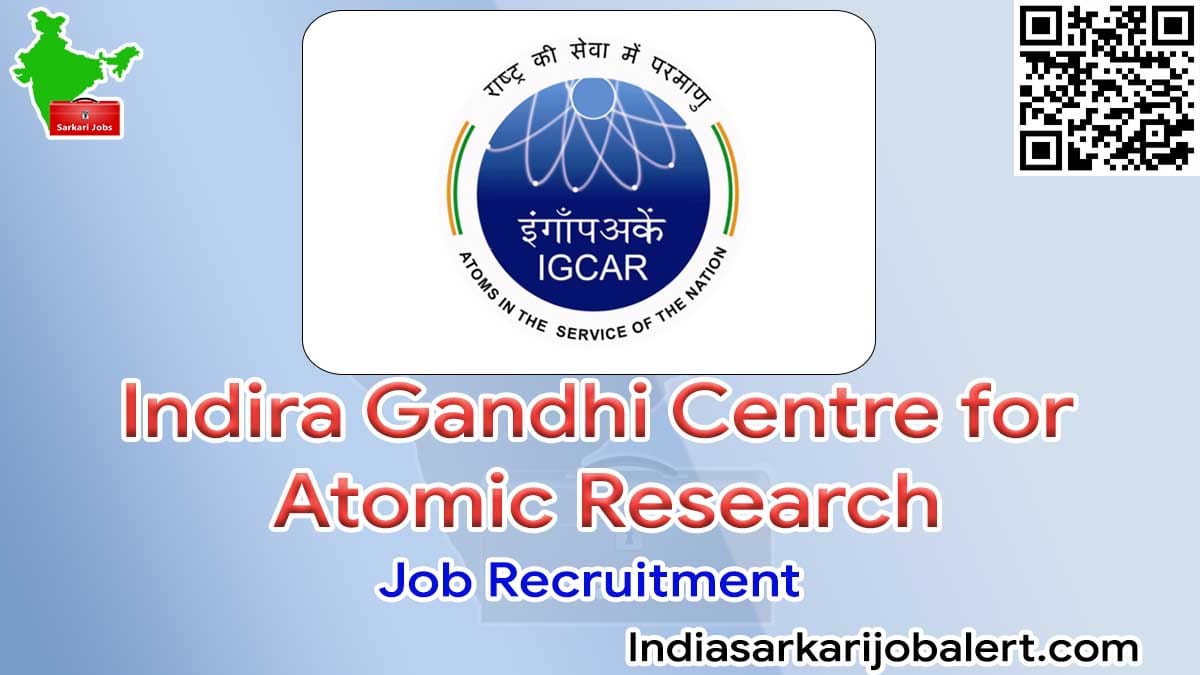 IGCAR Job Recruitment 2022- Pharmacist Vacancies