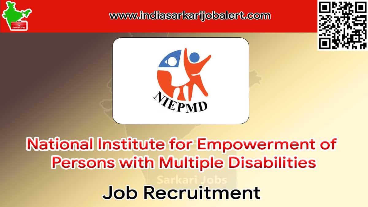 NIEPMD Job Recruitment 2022- Library Assistant Vacancies