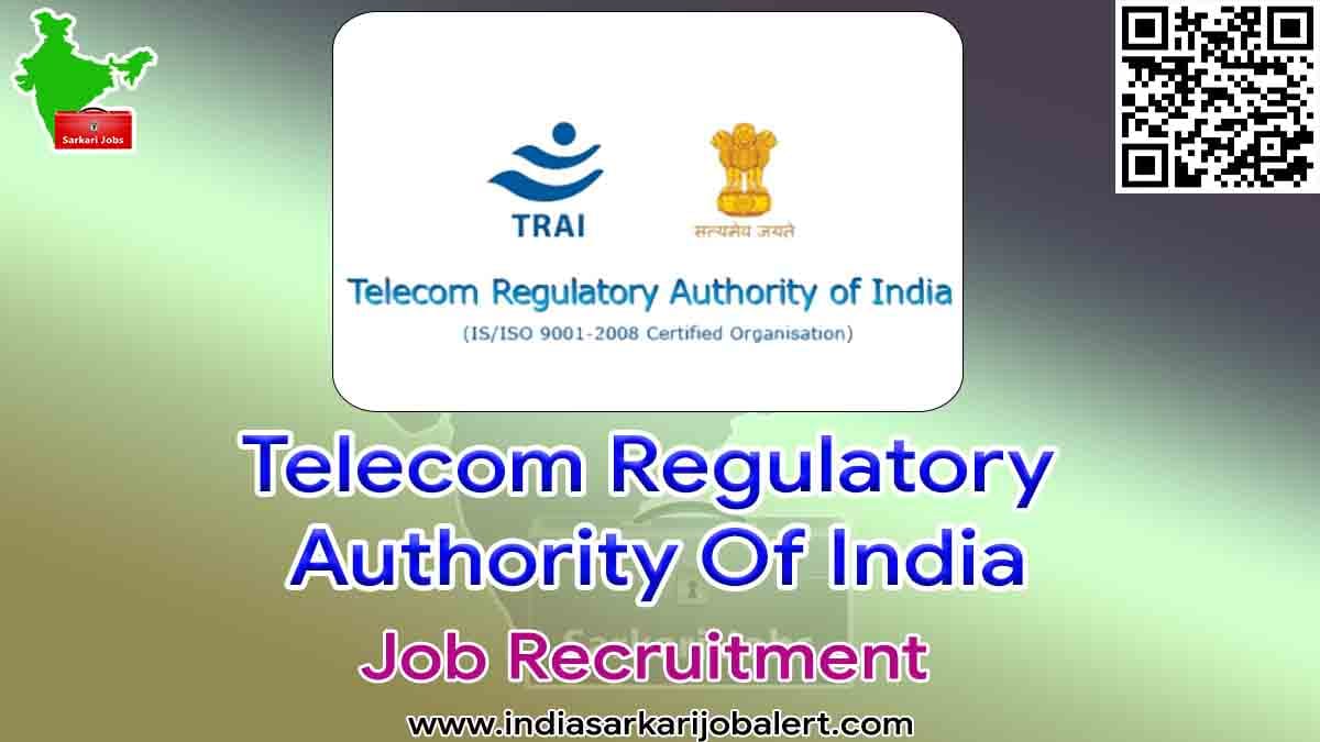 TRAI Job Recruitment 2022- Joint Advisor Vacancies