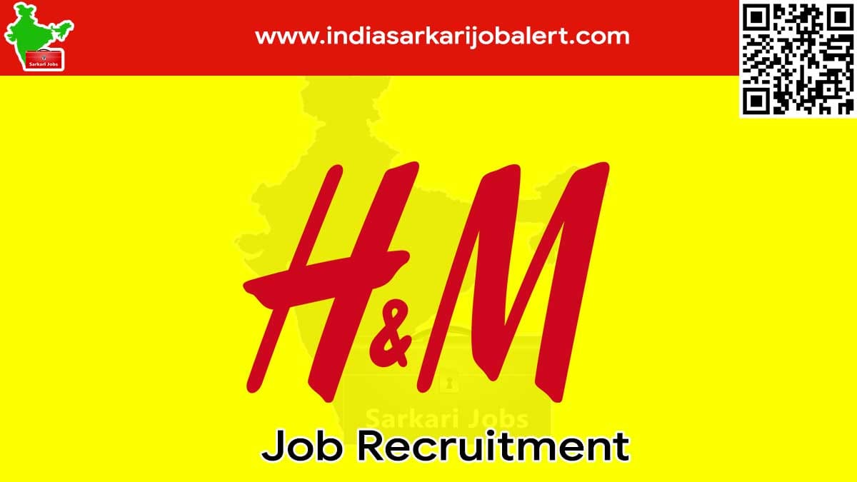 H&M Job Recruitment 2022- Store Manager Vacancies