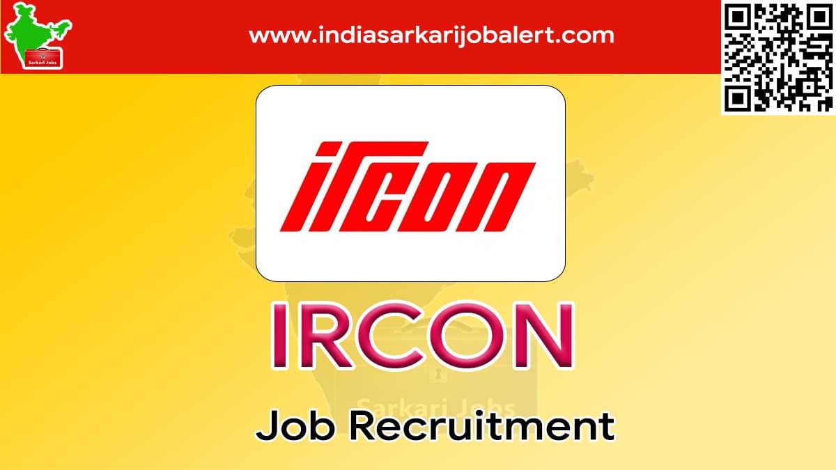 IRCON Job Recruitment 2022- GM Vacancies