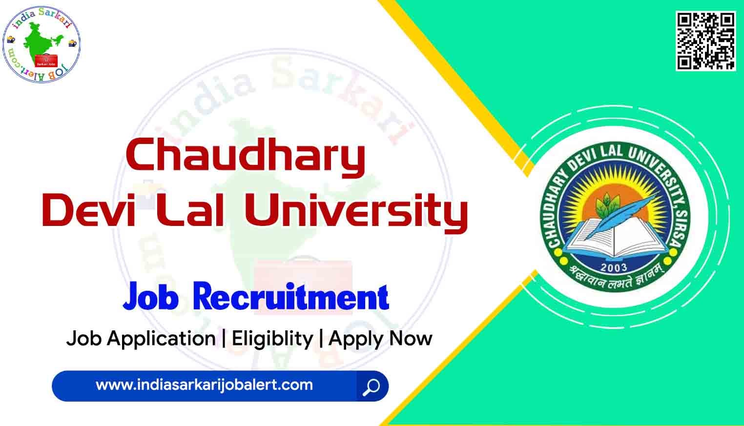 CDLU Notification 2022- 53 Professor Placement available