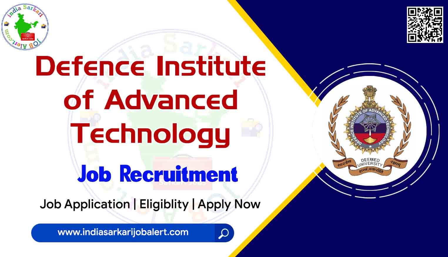 DIAT Job Recruitment 2022- 13 Lab Officer / Superintendent Vacancies