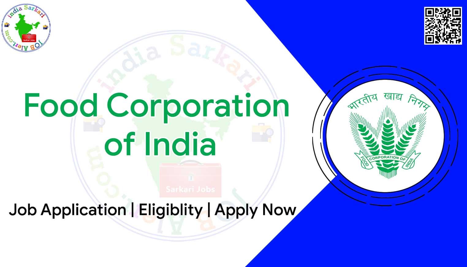 FCI Job Recruitment 2022- 5043 Junior Engineer and other Vacancies