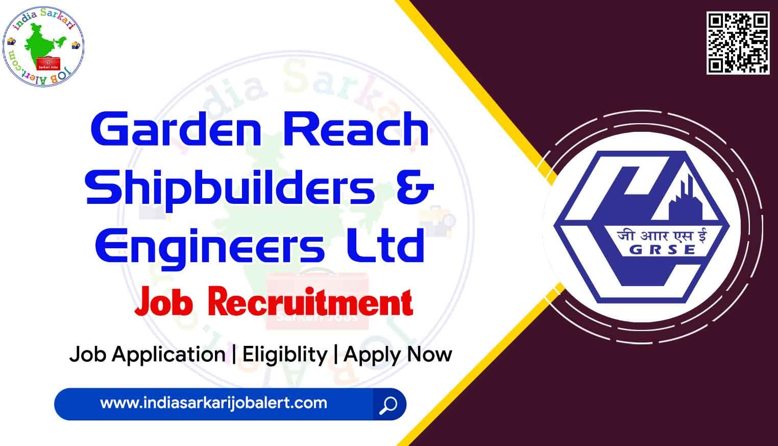 GRSE Job recruitment 2022- 24 Assistant & Supervisor Vacancies 3 GRSE Job Recruitment 2022- Project Superintent Vacancies