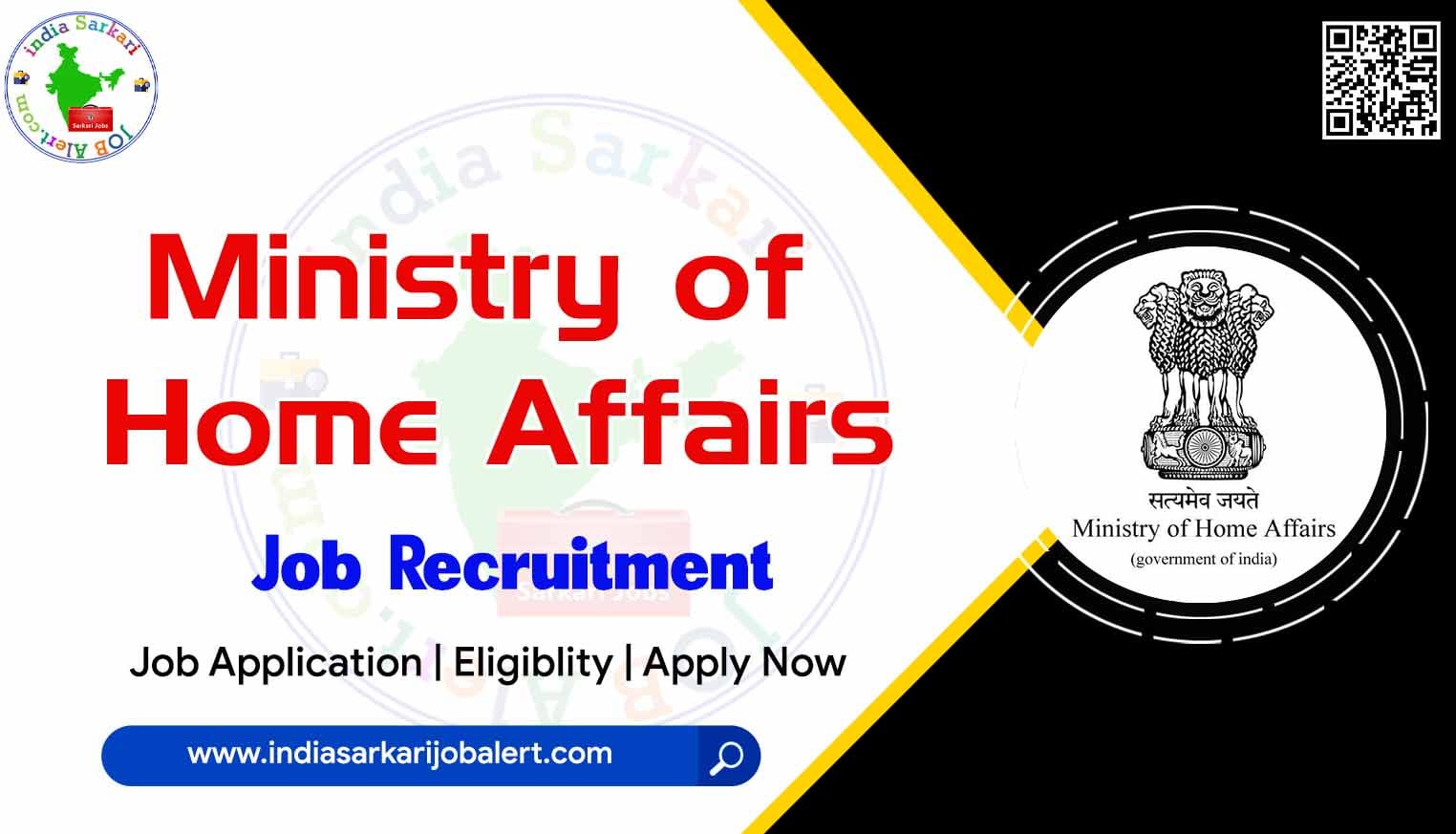 Ministry of Home Affairs Job recruitment 2022- Parliament Assistant Posts available 3 MHA Job Recruitment 2022- 157 Deputy Director and other Vacancies