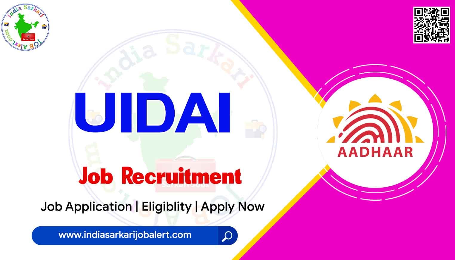 UIDAI Job Recruitment 2022- Various Assistant Vacancies
