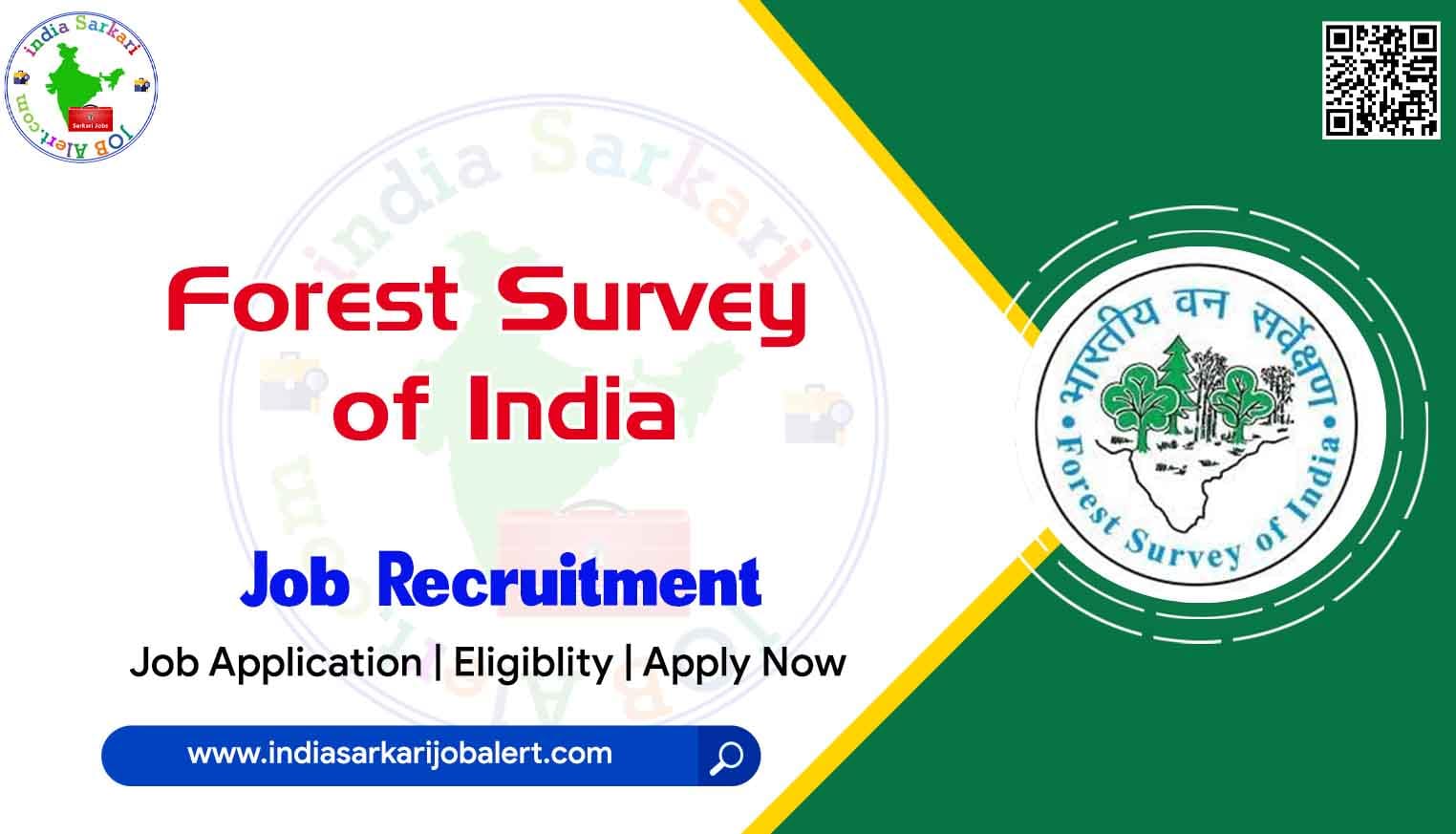 Forest Survey of India Job Notification 2022- 10 Associate Posts available