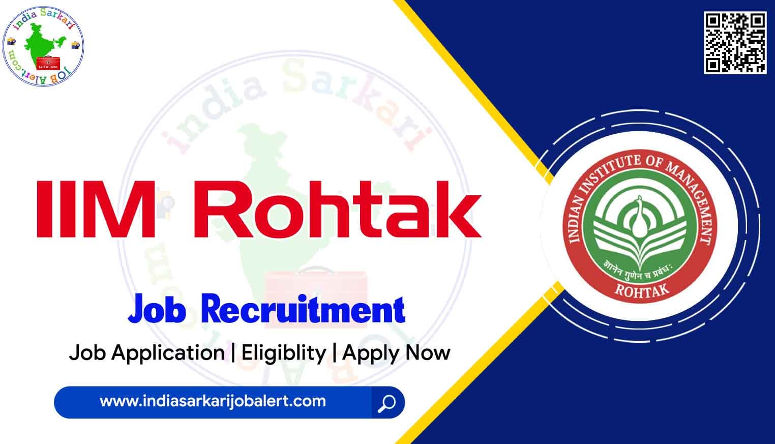 IIM Rohtak Job recruitment 2022- 11 Manager and Engineer Posts available