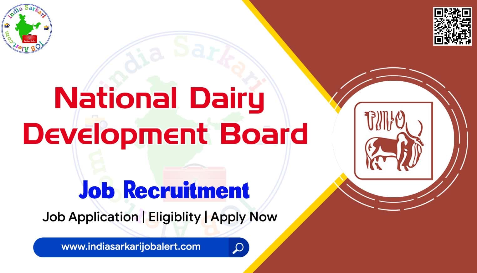 National Dairy Development Board Job Notification 2022- Trainee (Fodder Production) Posts available