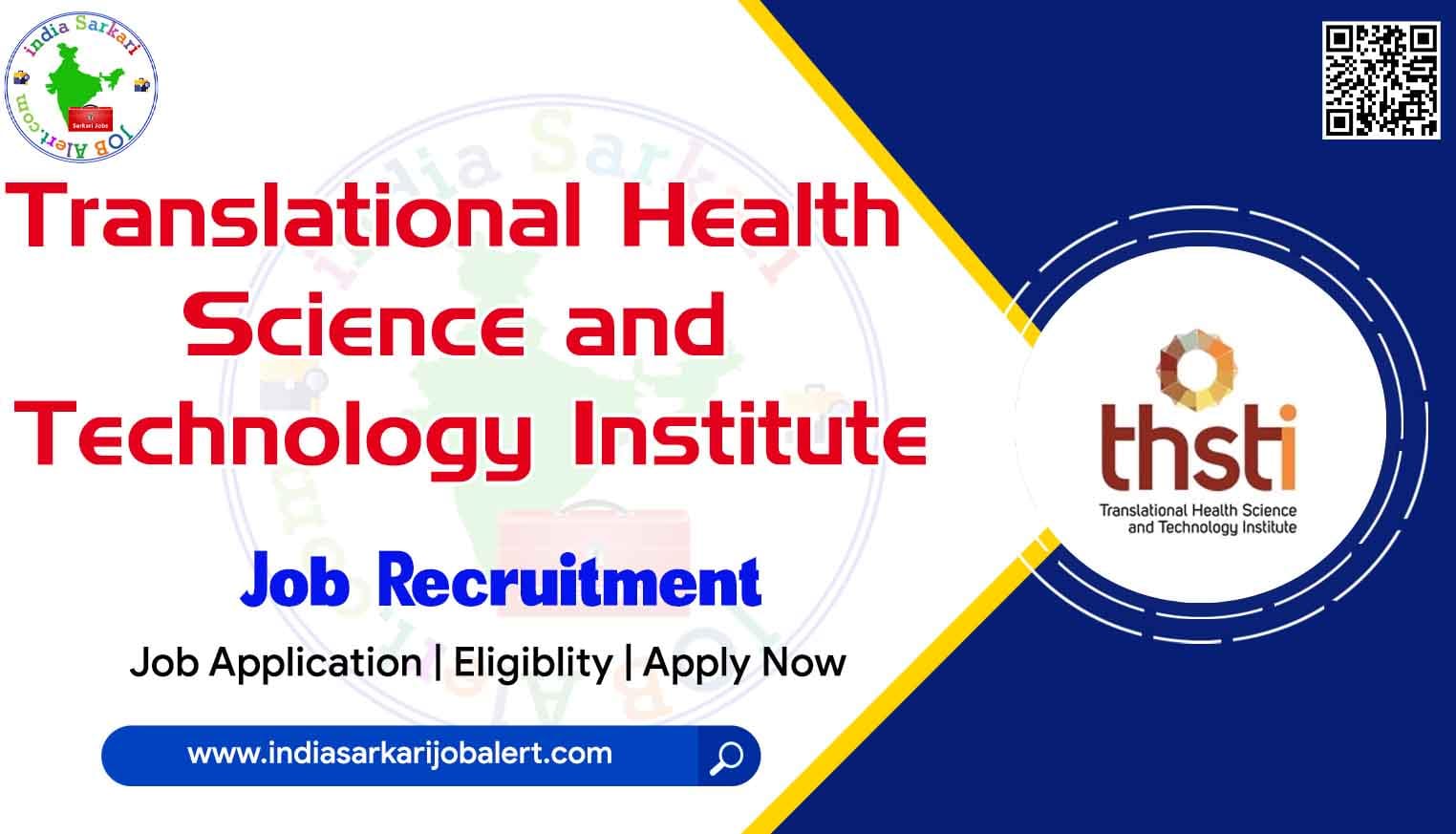 THSTI Job recruitment 2022- Program Manager Posts available