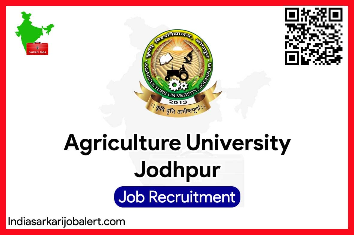 Agriculture University Job Recruitment 2023- Research Fellow Vacancies