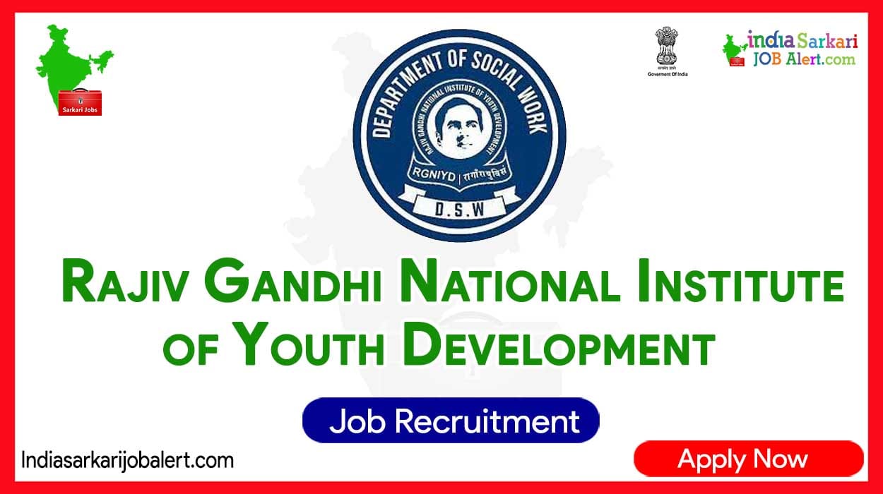 RGNIYD Recruitment 2023: Various Vacancies for Tutor 3 RGNIYD Recruitment 2023: Various Vacancies for Tutor