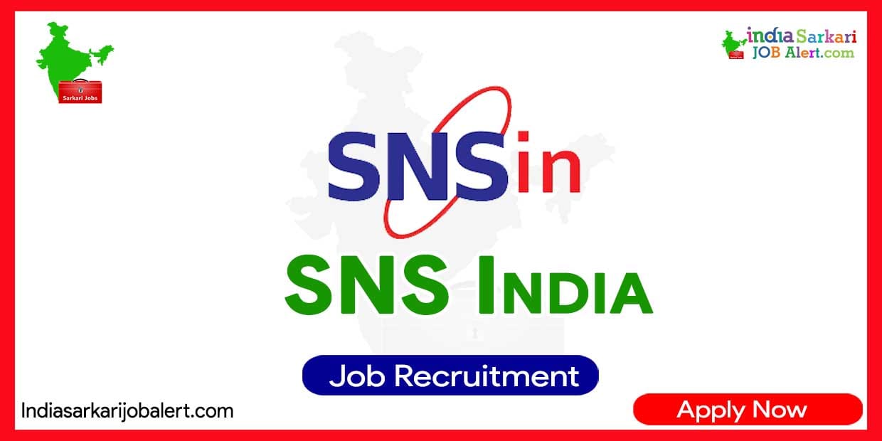 SNS India Notification 2023- Front Office Management Vacancies