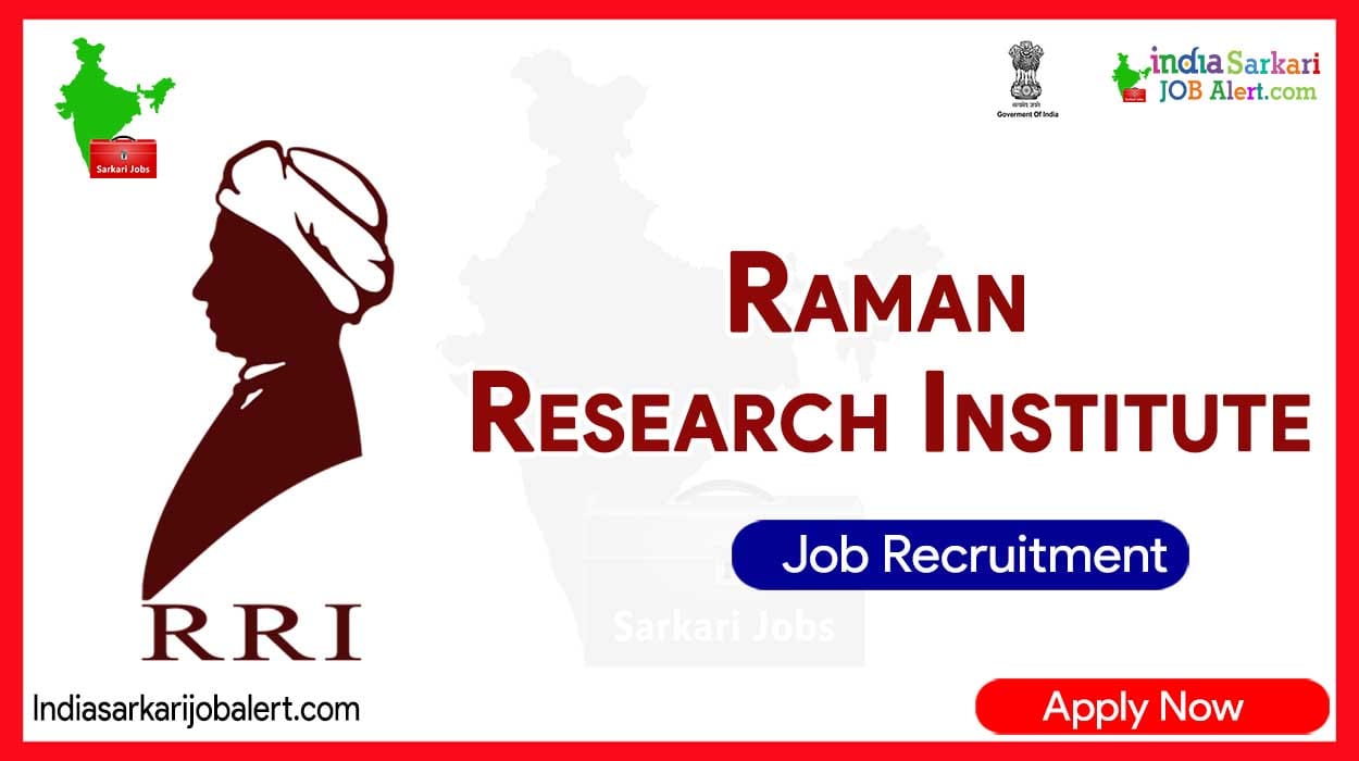 RRI Recruitment 2023: Various Vacancies for Assistant