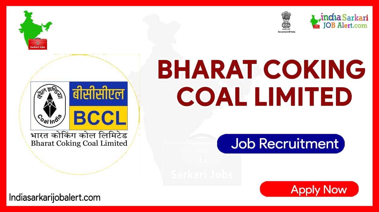 Central Government Employment Notification 77 Junior Overman Vacancies in BHARAT COKING COAL LIMITED