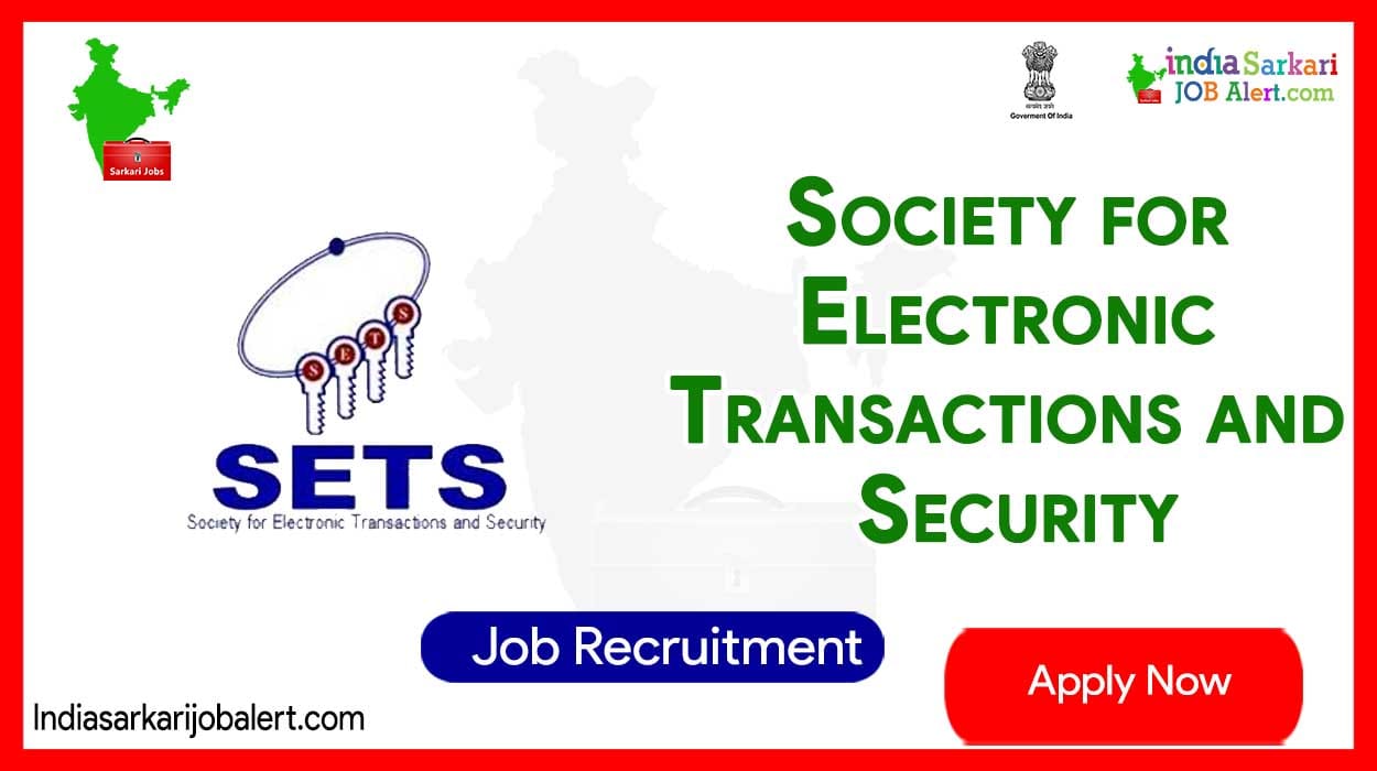 SETS Chennai Recruitment 2025: Walk-In for Assistant Positions 11 Best Placement at SETS Chennai, 9 Project Associate Job Vacancies… Salary up to 90,000