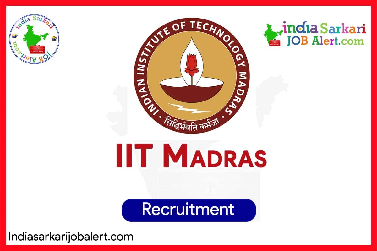 IIT Madras Project Assistant Recruitment 2025 – Department of Biotechnology