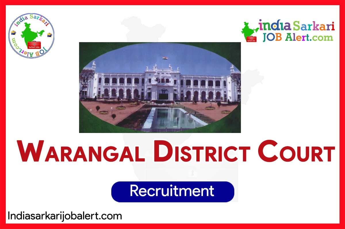 Warangal District Court – Special Judicial Second Class Magistrate Recruitment 2025