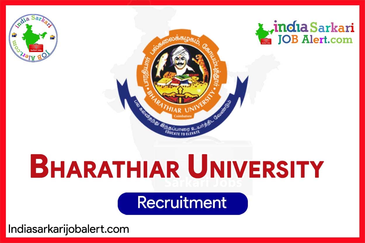 Bharathiar University Recruitment 2025 for Project Assistant