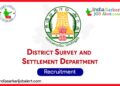 Ariyalur District Survey and Settlement Department Recruitment 2026 – Apply for Record Clerk Post